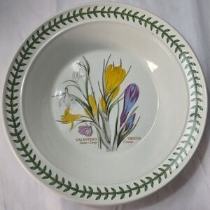 Portmeirion Botanic Garden Galanthus Crocus Bowl 1972 Susan Williams-Ellis